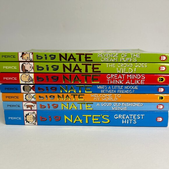 7 Big Nate Books By Lincoln Peirce - Picture 1 of 4